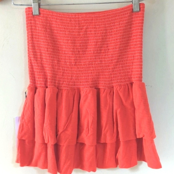 Nation LTD Mitzy Smocked Ruffle Tiered Mini Skirt Size XS - Picture 8 of 16
